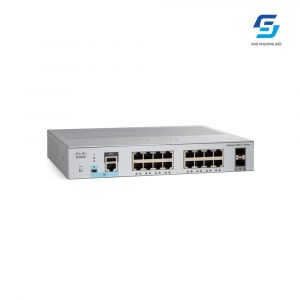 16-Port Gigabit Ethernet + 2 x Gigabit SFP Switch Cisco WS-C2960L-16TS-LL