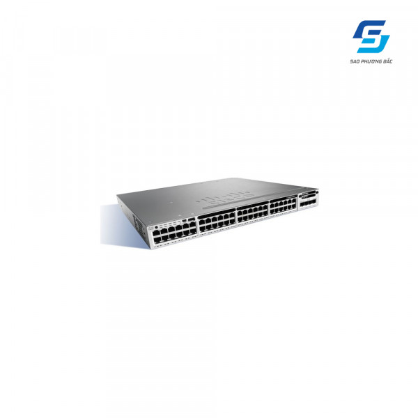 48-Port Ethernet POE Switch Cisco Catalyst WS-C3850-48PW-S
