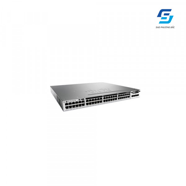 48-Port Ethernet PoE Switch Cisco Catalyst WS-C3850-48P-S