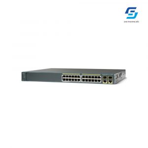 24-Port 10/100 (8 PoE) + 2 T/SFP LAN Base Switch Cisco WS-C2960 Plus 24LC-L