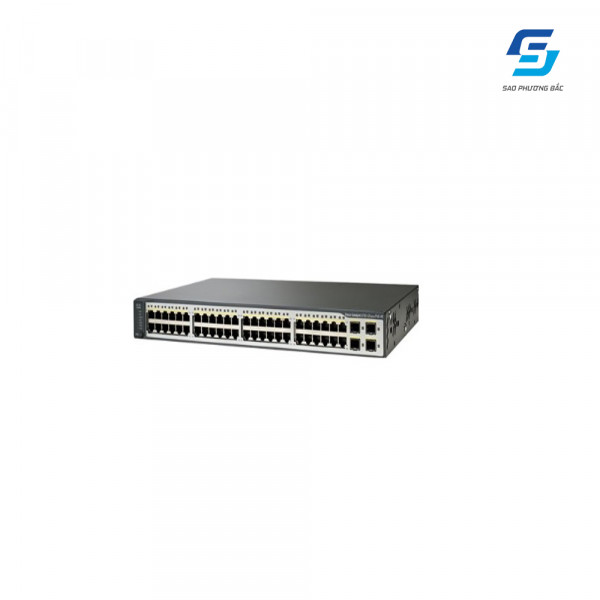 48-Port Ethernet 10/100 Switch Cisco Catalyst WS-C3750V2-48PS-S