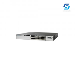 24-Port 10/100/1000 Ethernet PoE Switch Cisco Catalyst WS-C3750X-24P-L