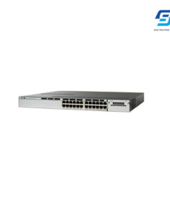 24-Port 10/100/1000 Ethernet PoE Switch Cisco Catalyst WS-C3750X-24P-S