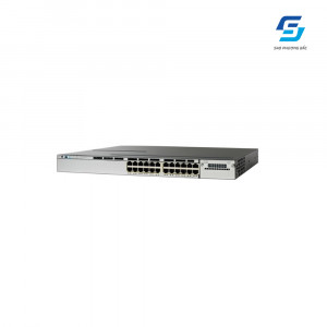 24-Port 10/100/1000 Ethernet PoE Switch Cisco Catalyst WS-C3750X-24P-S
