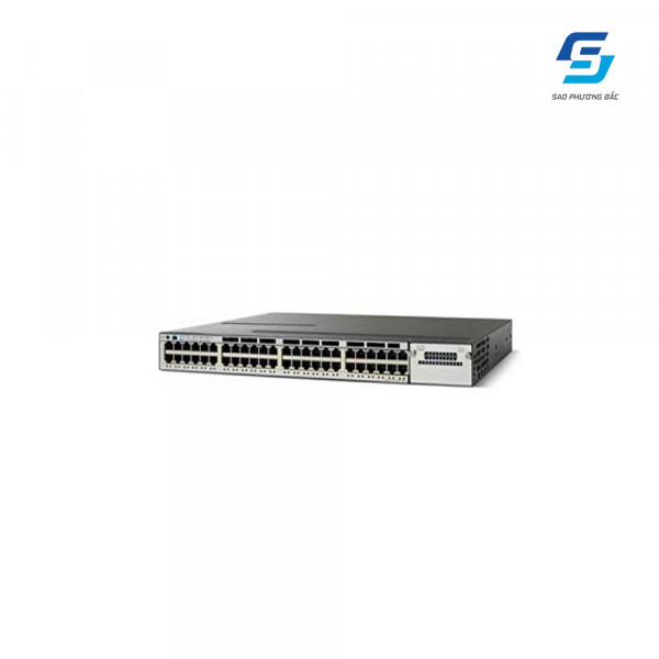 48-Port 10/100/1000 Ethernet Switch Cisco Catalyst WS-C3750X-48T-S