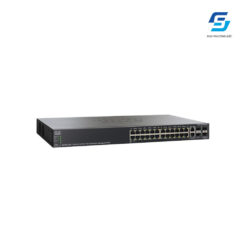 24-port 10/100 PoE Stackable Managed Switch Cisco SF500-24P-K9-G5