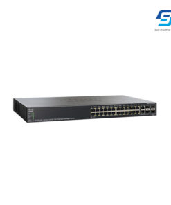 24-port 10/100 PoE Stackable Managed Switch Cisco SF500-24P-K9-G5