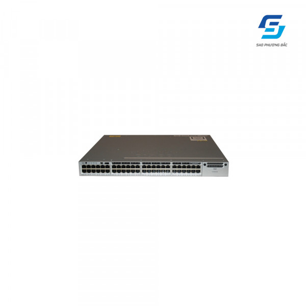 48-Port 10/100/1000 Ethernet IP Base Switch Cisco WS-C3850-48T-S