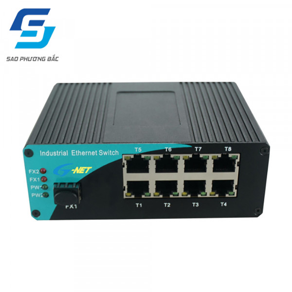 Switch PoE công nghiệp 8 cổng G-IES-1GX8GP-SFP