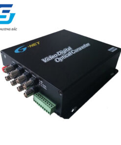 Bộ chuyển đổi video sang quang 8 kênh có data G-Net HHD-G8V↑1D↓3
