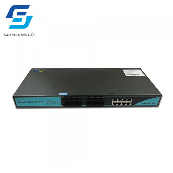 G-UES-16GX8GT-SFP 16 Port Gigabit Fiber Switch