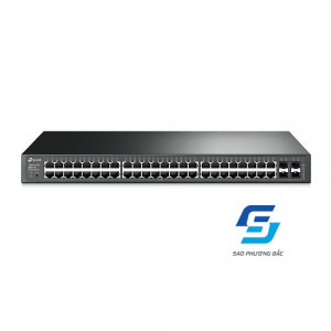 JetStream 48-Port Gigabit Smart Switch with 4 SFP Slots T1600G-52TS