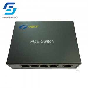 Switch quang PoE 4 Port 10/100/1000Mbps