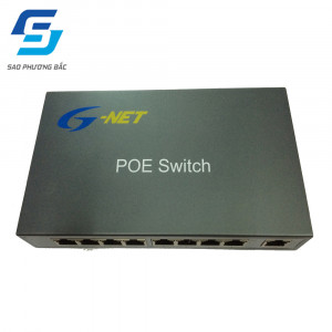 Switch quang PoE 8port 10/100/1000Mbps