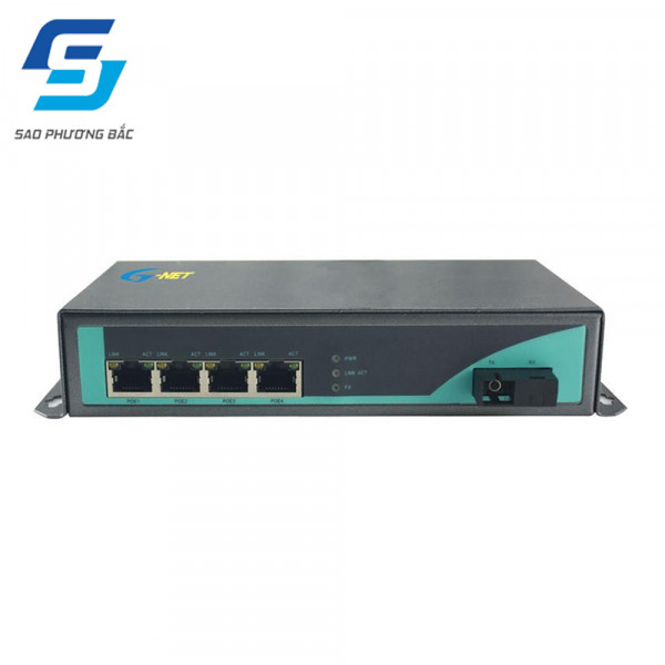 Switch PoE 4 Port G-PES-1GX4GP-SC20S