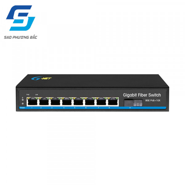 Switch PoE 8 port G-PES-1GX8GP-SC20S