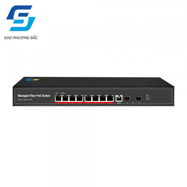 Switch PoE GX-MPS-2GX8GPU-SFP