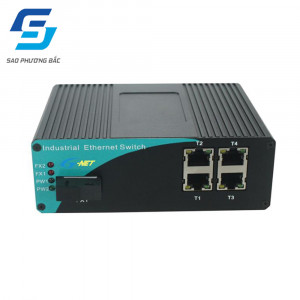 Switch PoE PSE công nghiệp 4 cổng 10 100M