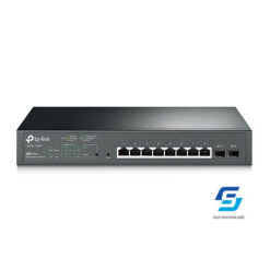 JetStream 8-Port Gigabit Smart PoE+ Switch with 2 SFP Slots T1500G-10MPS