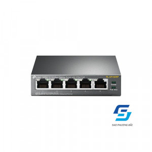 Switch 5 cổng 10/100Mbps Desktop với 4 cổng PoE TL-SF1005P